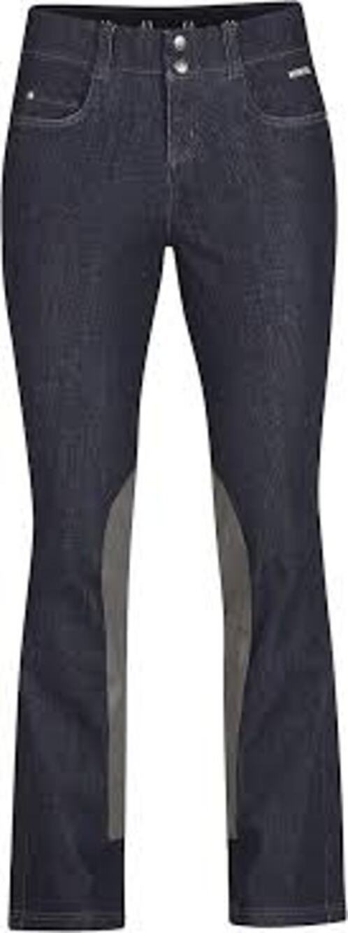 Kerrits Stretch Denim Knee Patch Riding Breeches Jeans Women's M Dark Wash